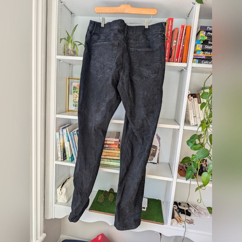 Britches Men's Jeans Relaxed Fit Black Denim Size 40 X 36 Casual Tall - Picture 5 of 6